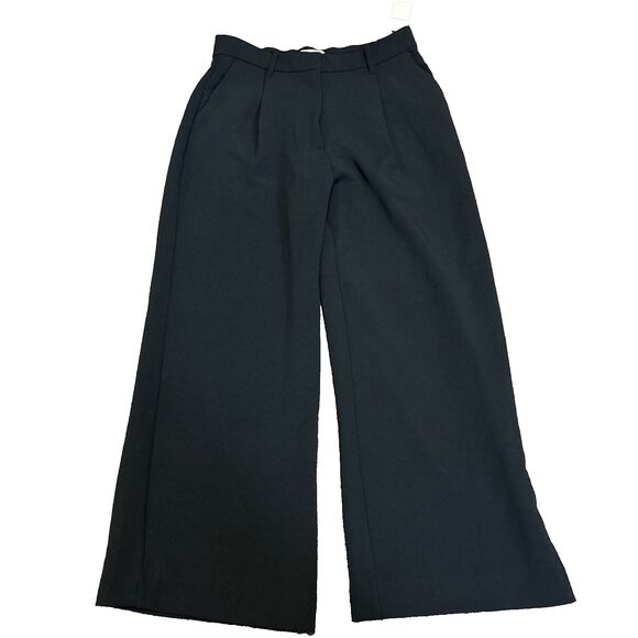 NEW Abercrombie & Fitch Womens 29/8 S Pleated Dress Pants  Wide NWT $100 - Picture 1 of 12
